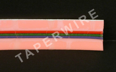 Câble taperWire : 3 Câbles vidéos composite RGB plats, Mini RG179U - Rouleau de 3 mètres