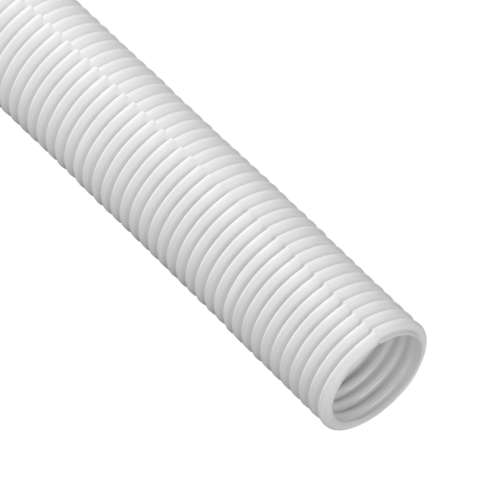 Cable Tidy Tube de Rangement de cables Blanc diam 32 mm L 1.1 m
