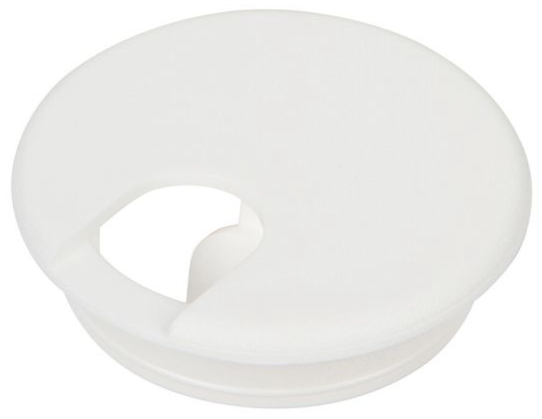 Grommet en plastique - 63.5 mm - Blanc