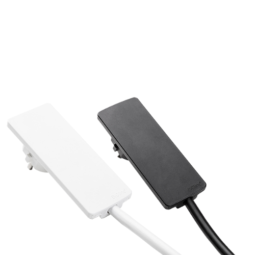 EVOline® Plug et PlugFix - Prise électrique françaises plate à glisser derrière les meubles