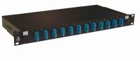 Tiroir optique 19 pouces avec 12 SC duplex monomode bleu/ kit management