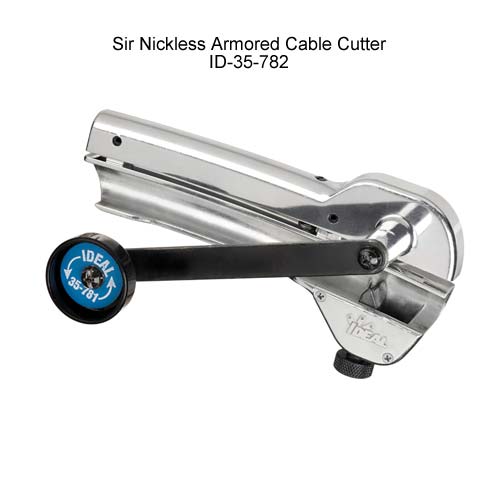 Coupe-câble rotatif pour câbles blindés Sir Nickless de Ideal Industries