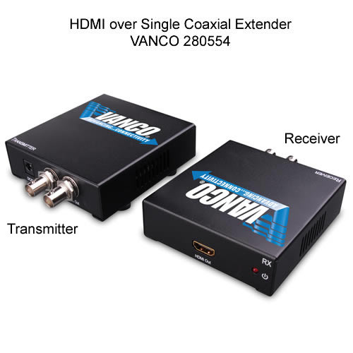 Unité d'extension HDMI par câble coaxial de Vanco